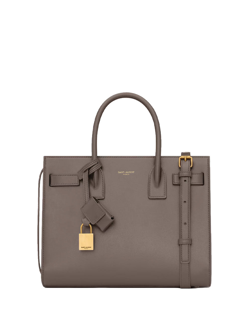 SAINT LAURENT Mini Smooth Leather Sac of Jour Baby Handbag