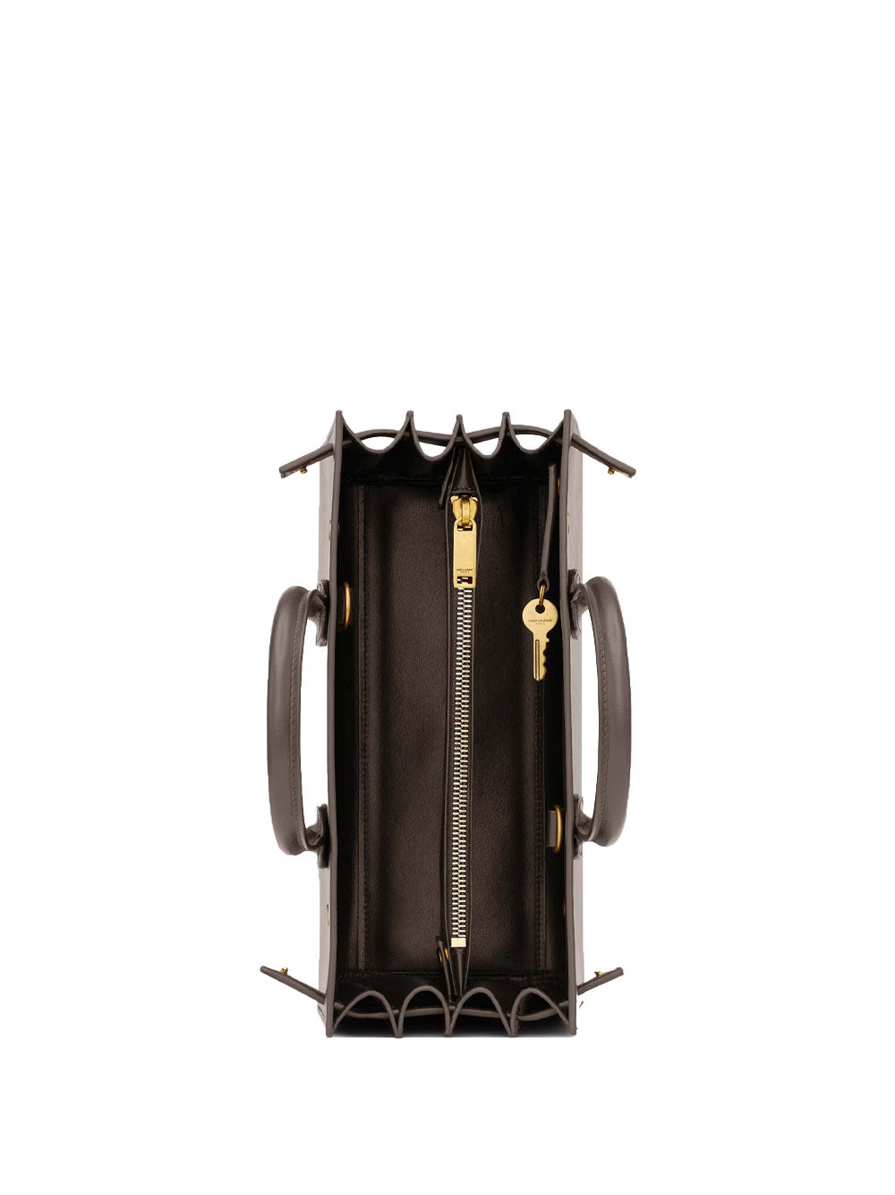 SAINT LAURENT Mini Smooth Leather Sac of Jour Baby Handbag