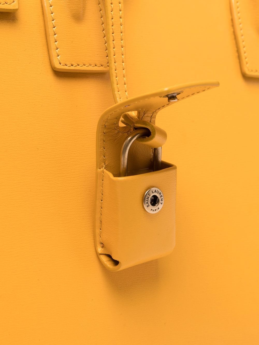 SAINT LAURENT Mini Bond King Palm Handbag