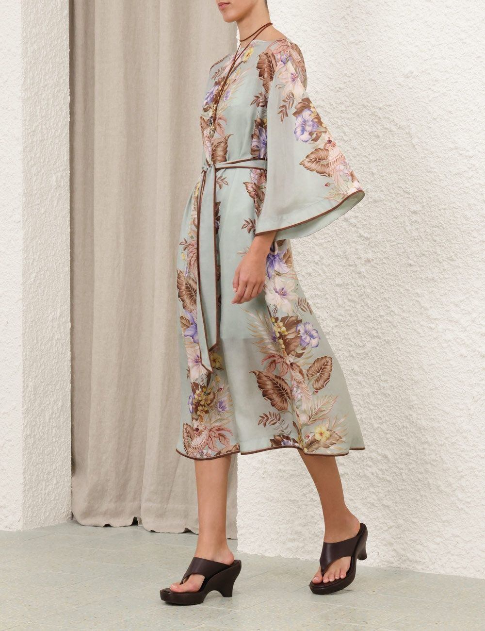 ZIMMERMANN Elegant Silk Mini Dress for Women - FW25 Collection