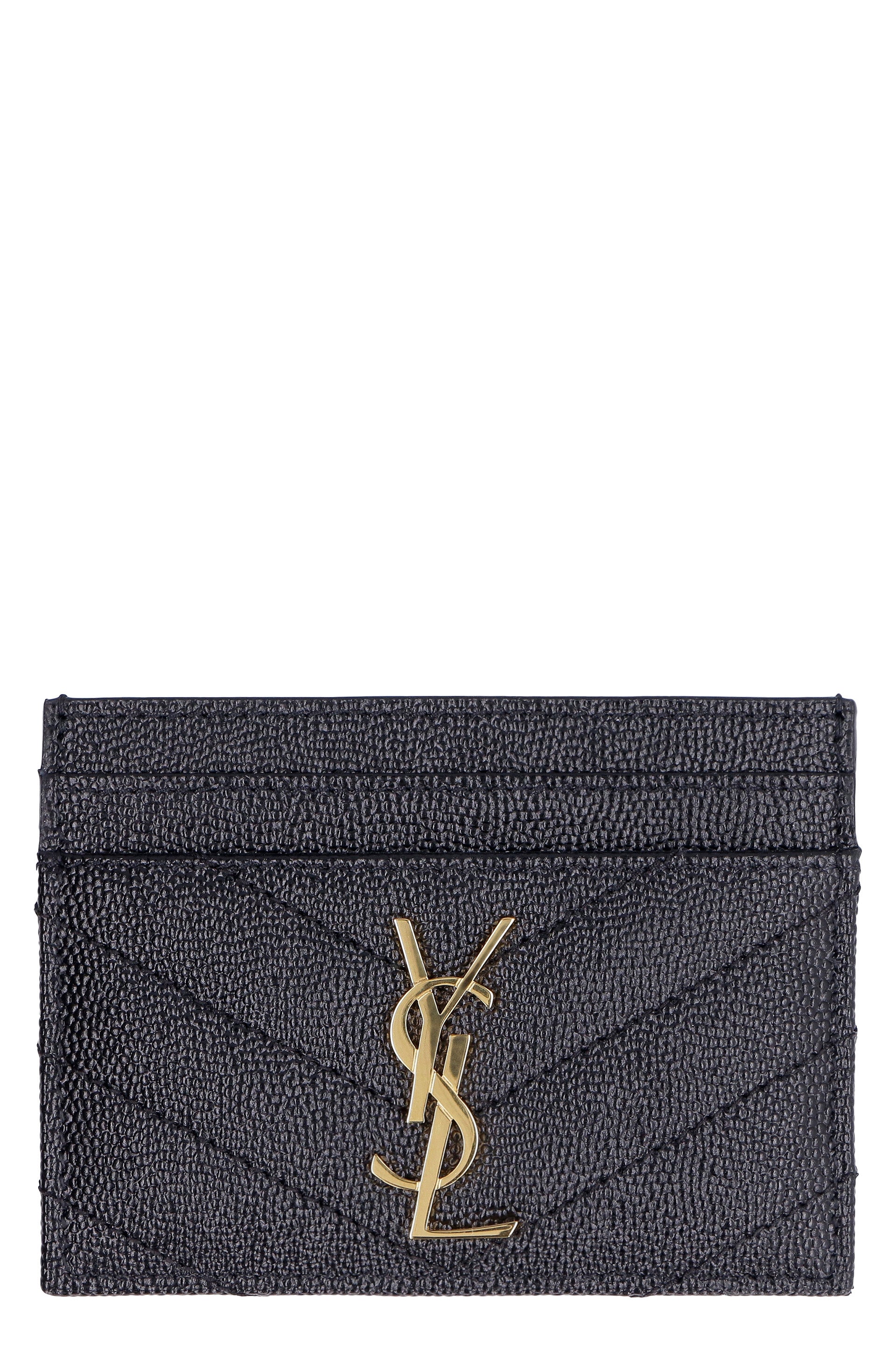 SAINT LAURENT Monogram Mini Credit Card Holder