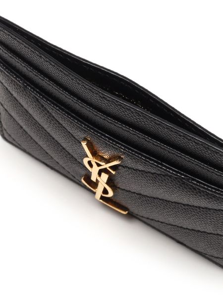 SAINT LAURENT Monogram Mini Credit Card Holder