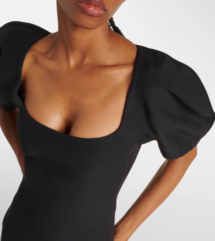 GABRIELA HEARST Elegant Wool-Silk Blend Mini Dress
