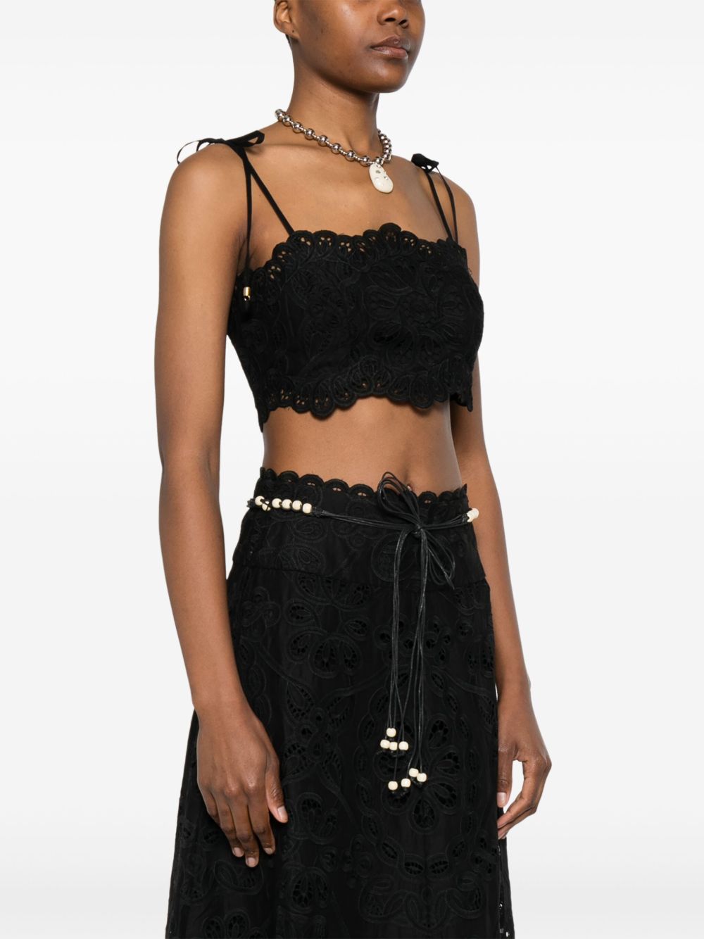 ZIMMERMANN Embroidered Bodice Top for Women - FW25 Collection