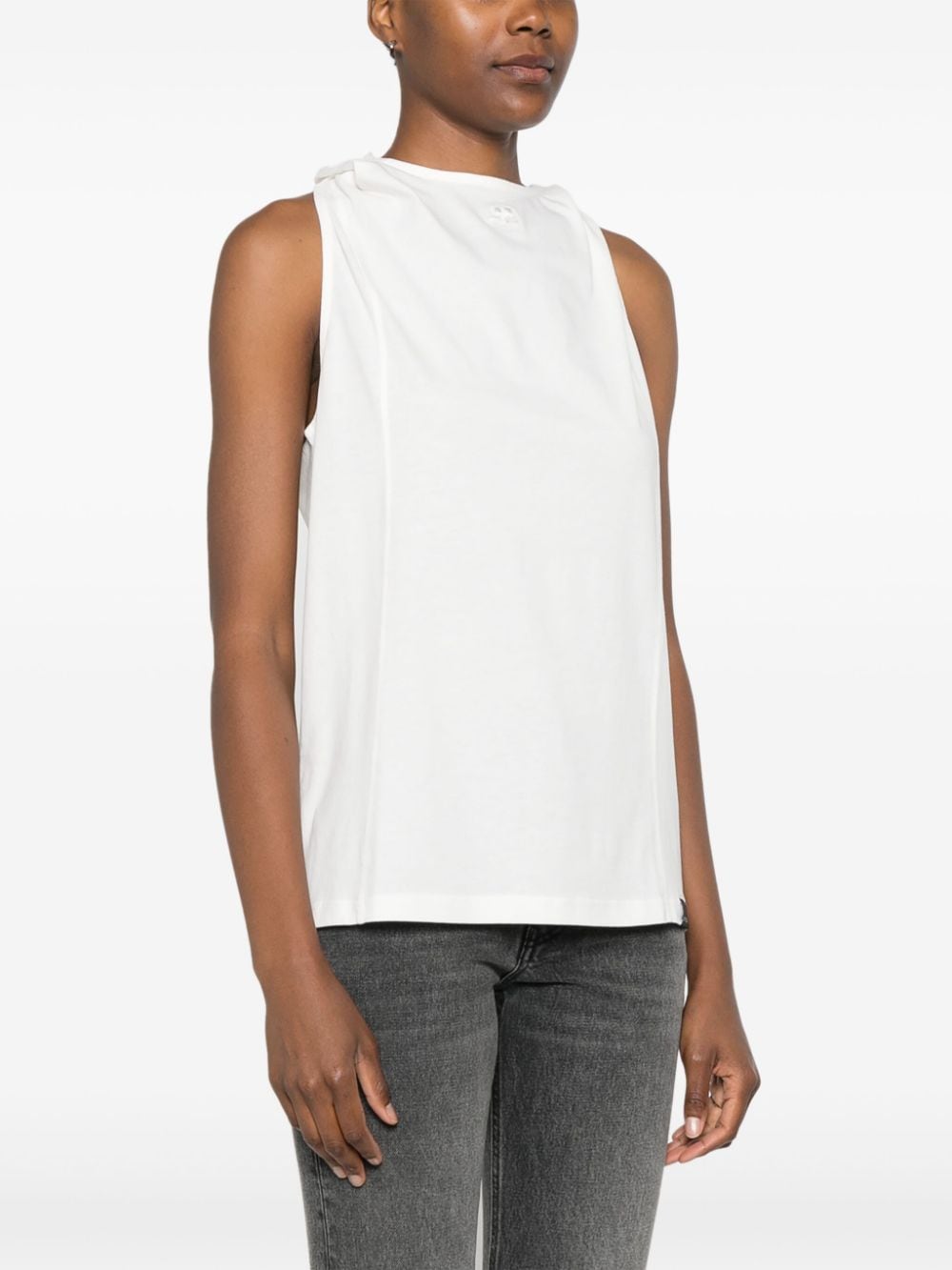 COURREGÈS Hooded Tank Top - Mini Fit