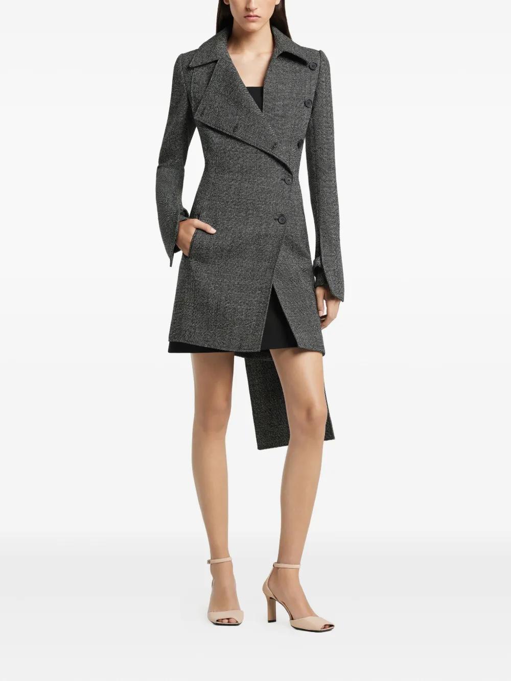 COURREGÈS Asymmetrical Woolen Jacket