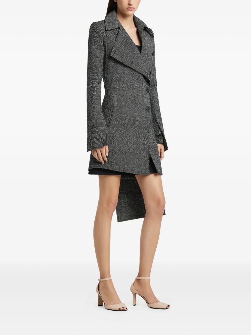 COURREGÈS Asymmetrical Woolen Jacket