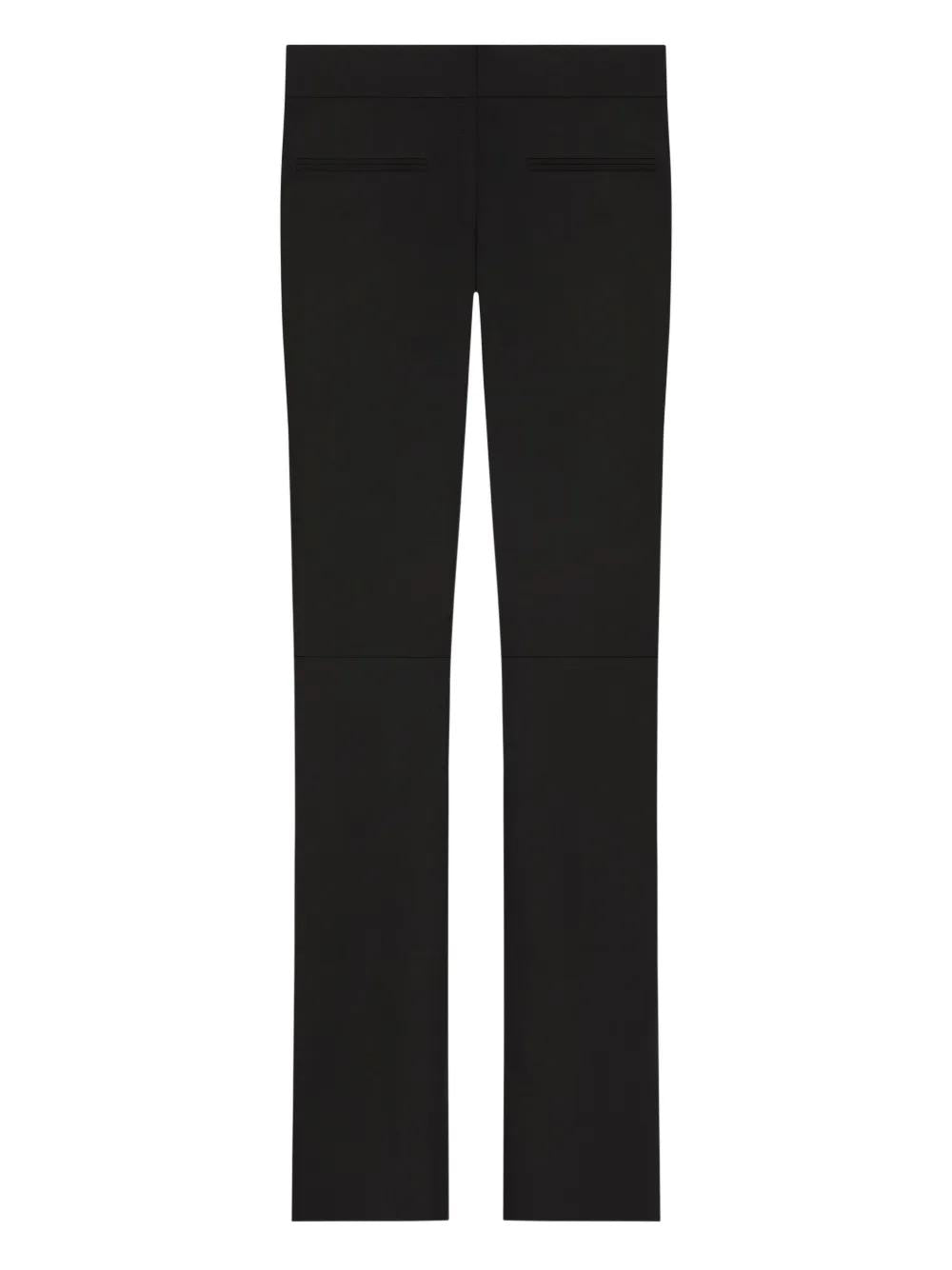 COURREGÈS Bootcut Trousers with Adjustable Ankle Band