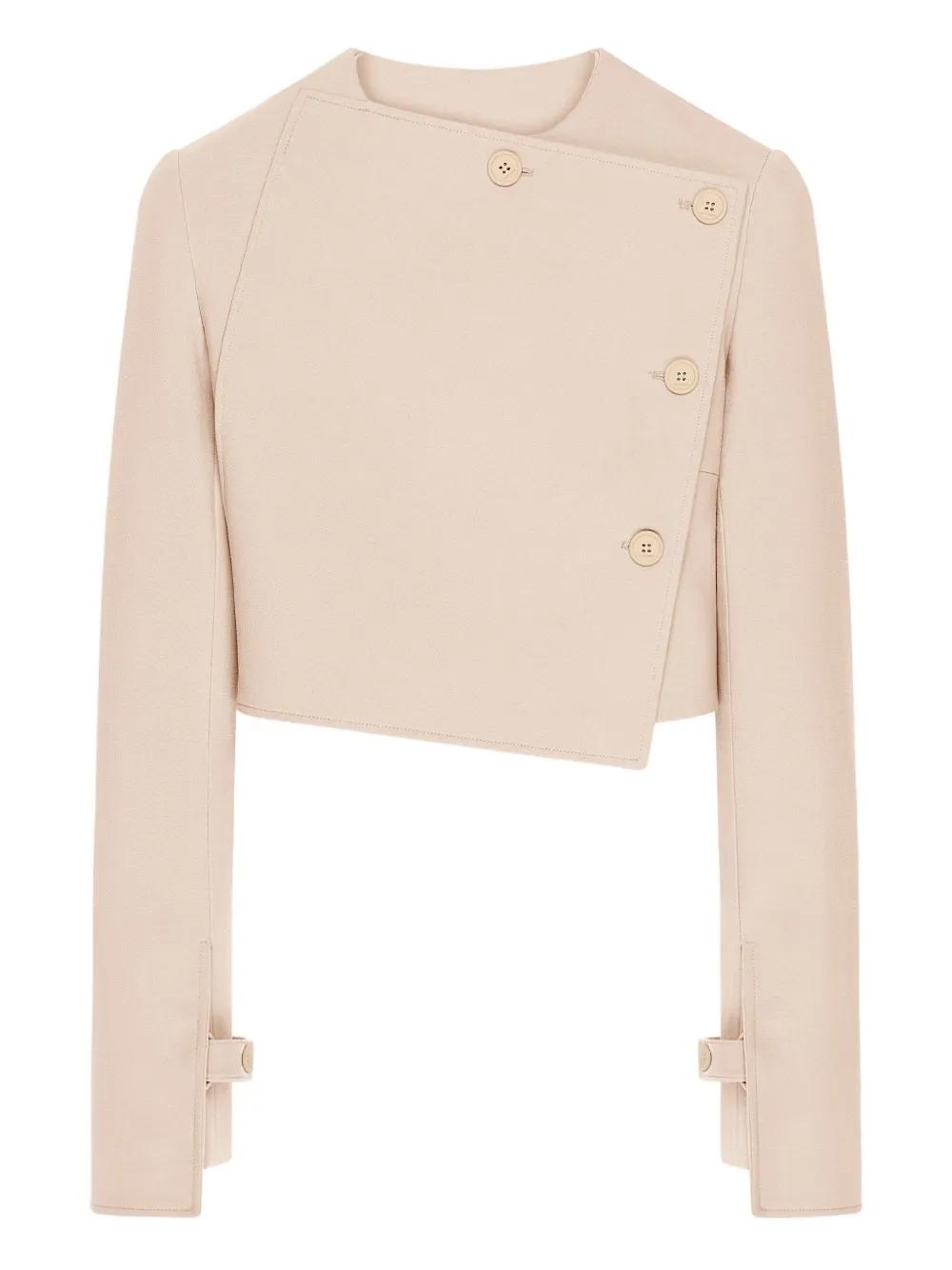 COURREGÈS Asymmetrical Button Mini Jacket