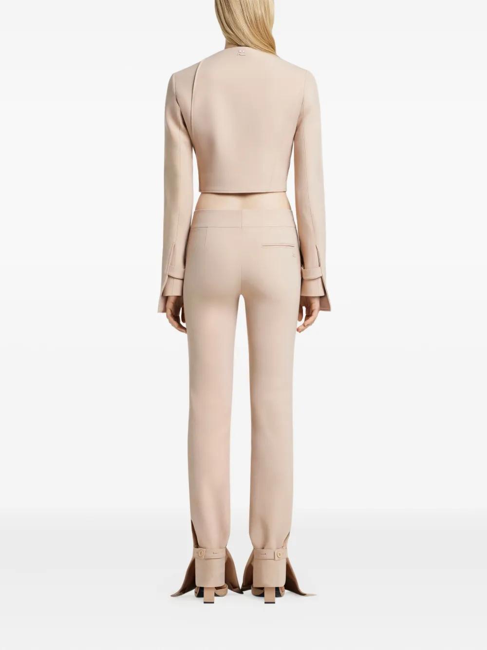 COURREGÈS Asymmetrical Button Mini Jacket
