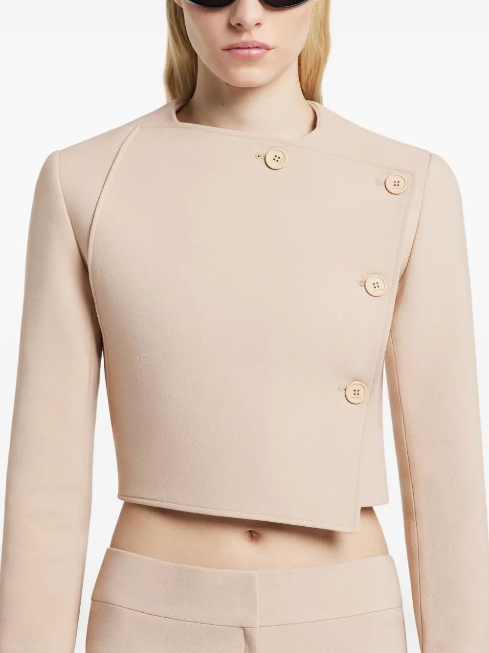 COURREGÈS Asymmetrical Button Mini Jacket