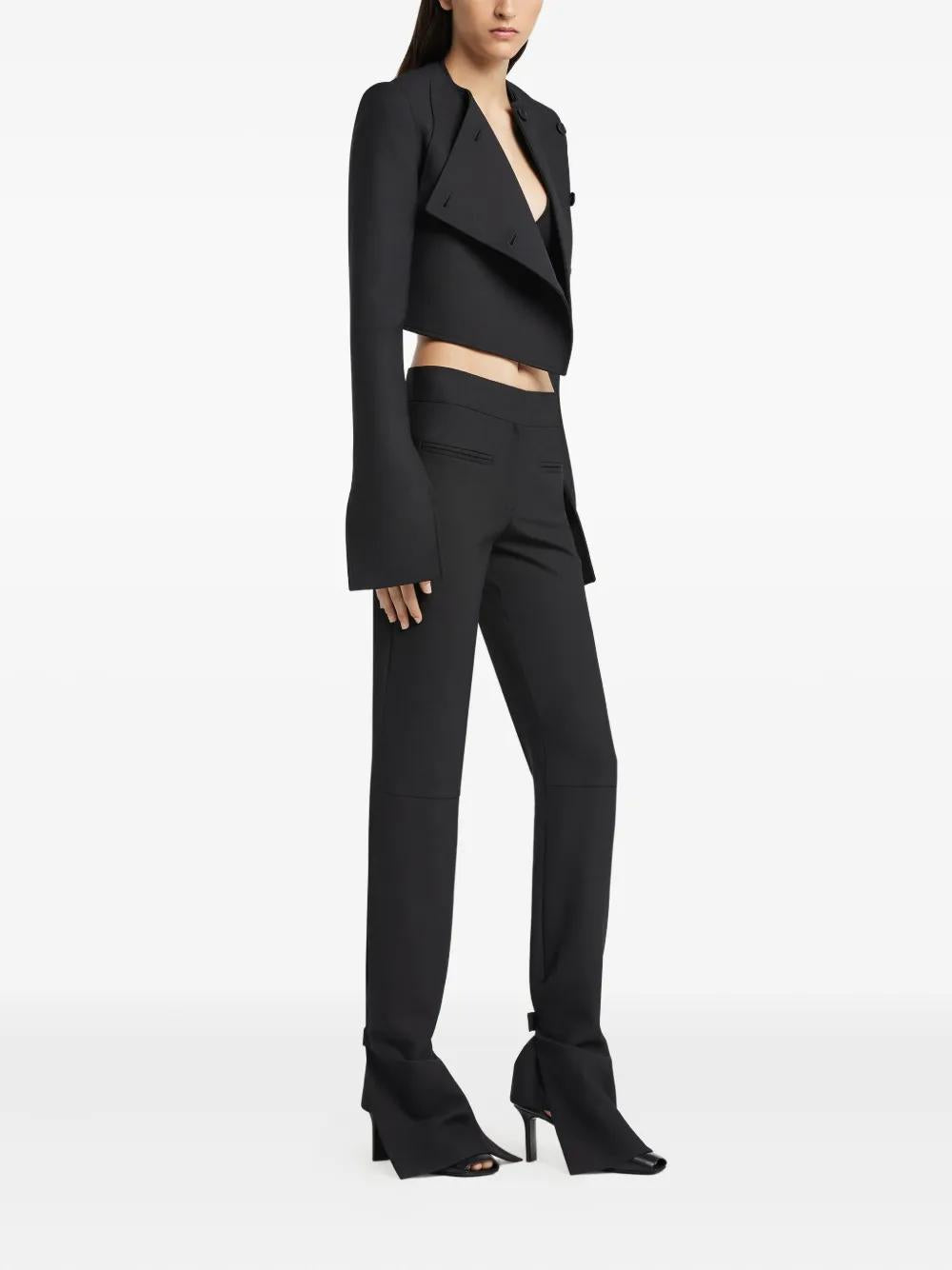 COURREGÈS Asymmetrical Buttoned Mini Jacket