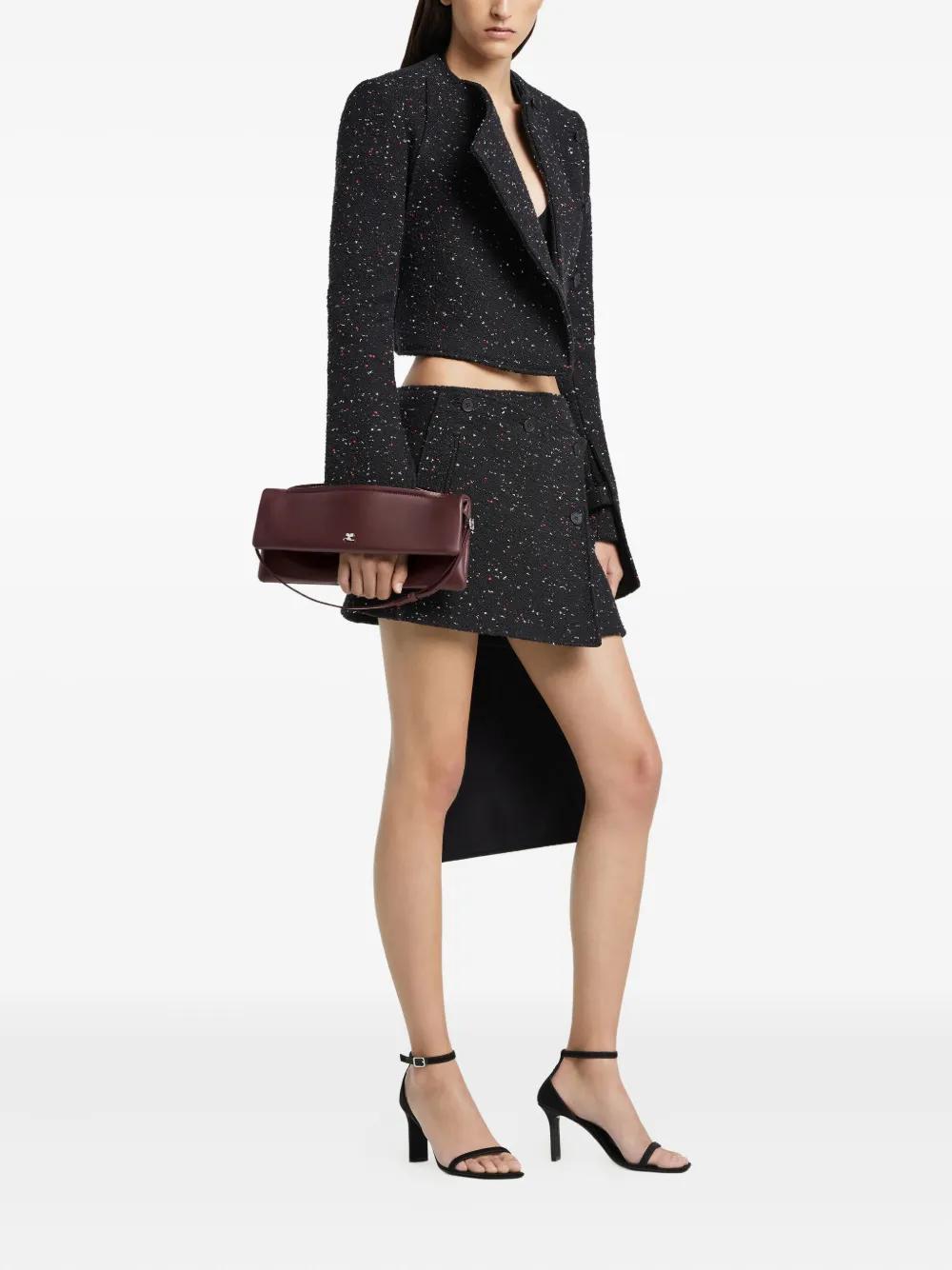 COURREGÈS Mini Flap Clutch Handbag