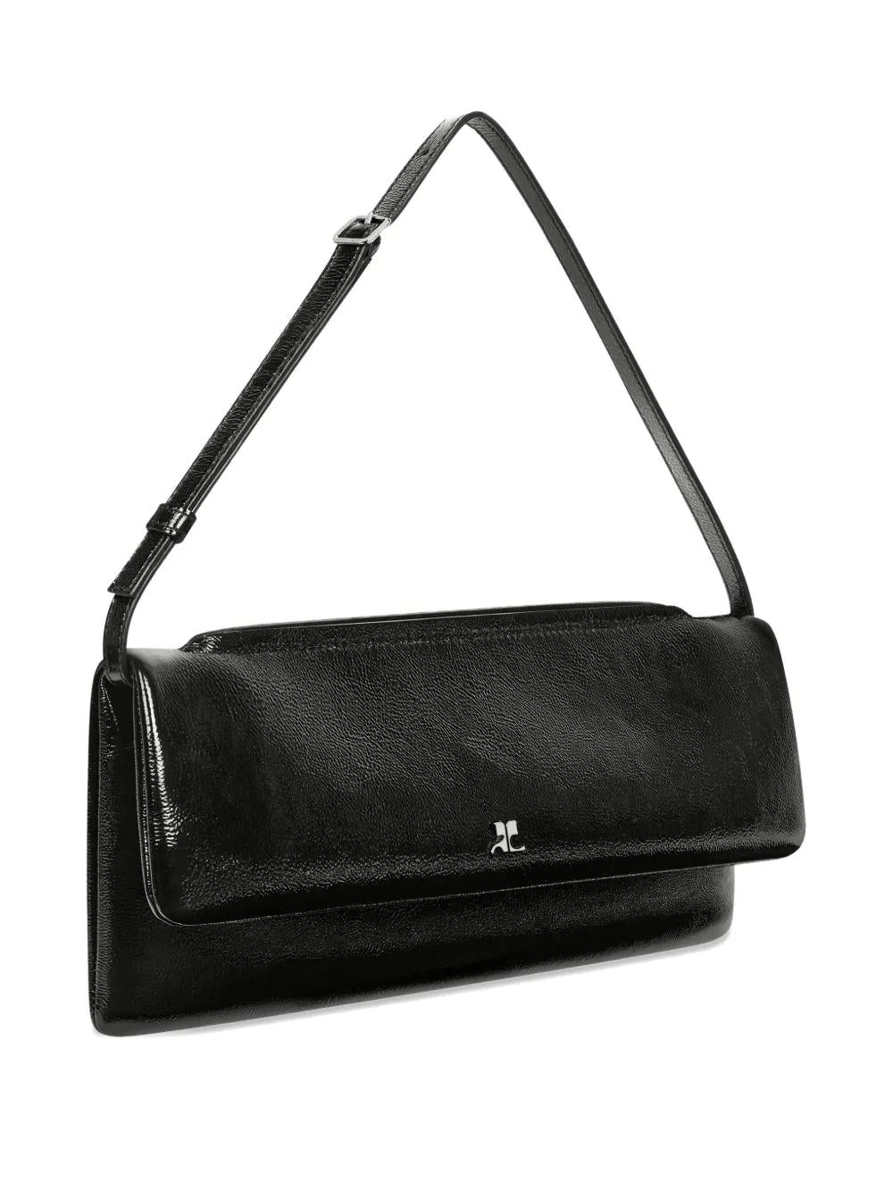 COURREGÈS Mini Leather Shoulder Handbag