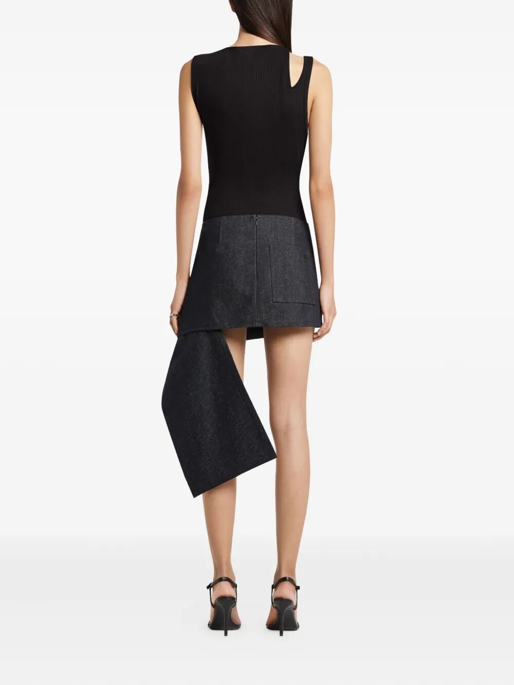 COURREGÈS 90's-Inspired Ribbed Top for Women