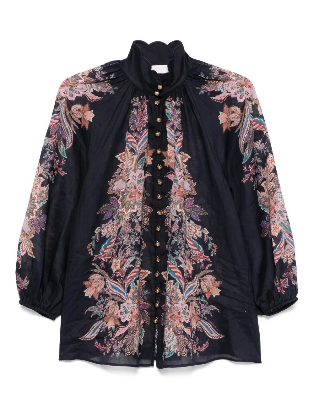 ZIMMERMANN Floral Billow Blouse - Women’s FW25