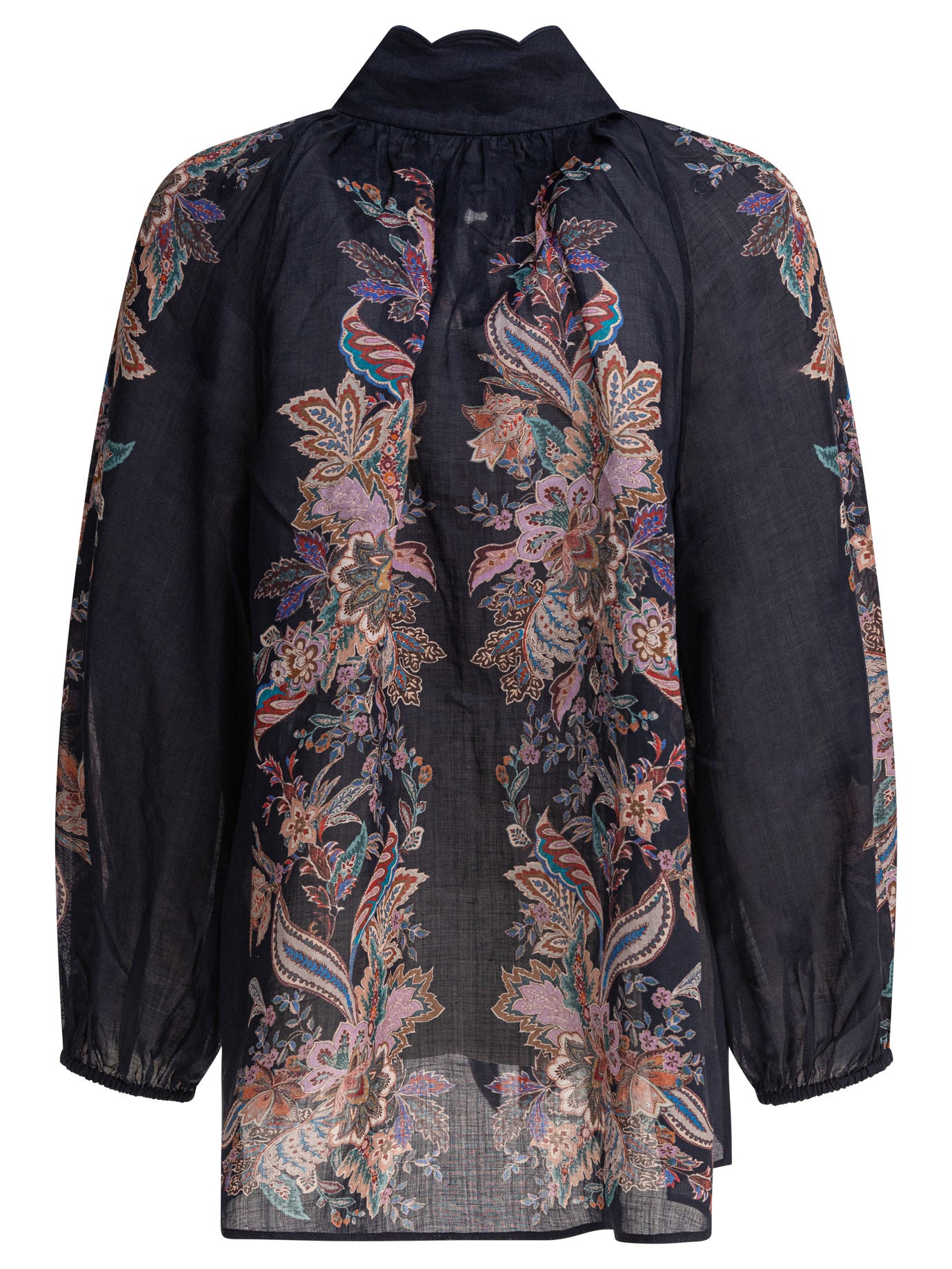 ZIMMERMANN Rhiannon Printed Mini Blouse