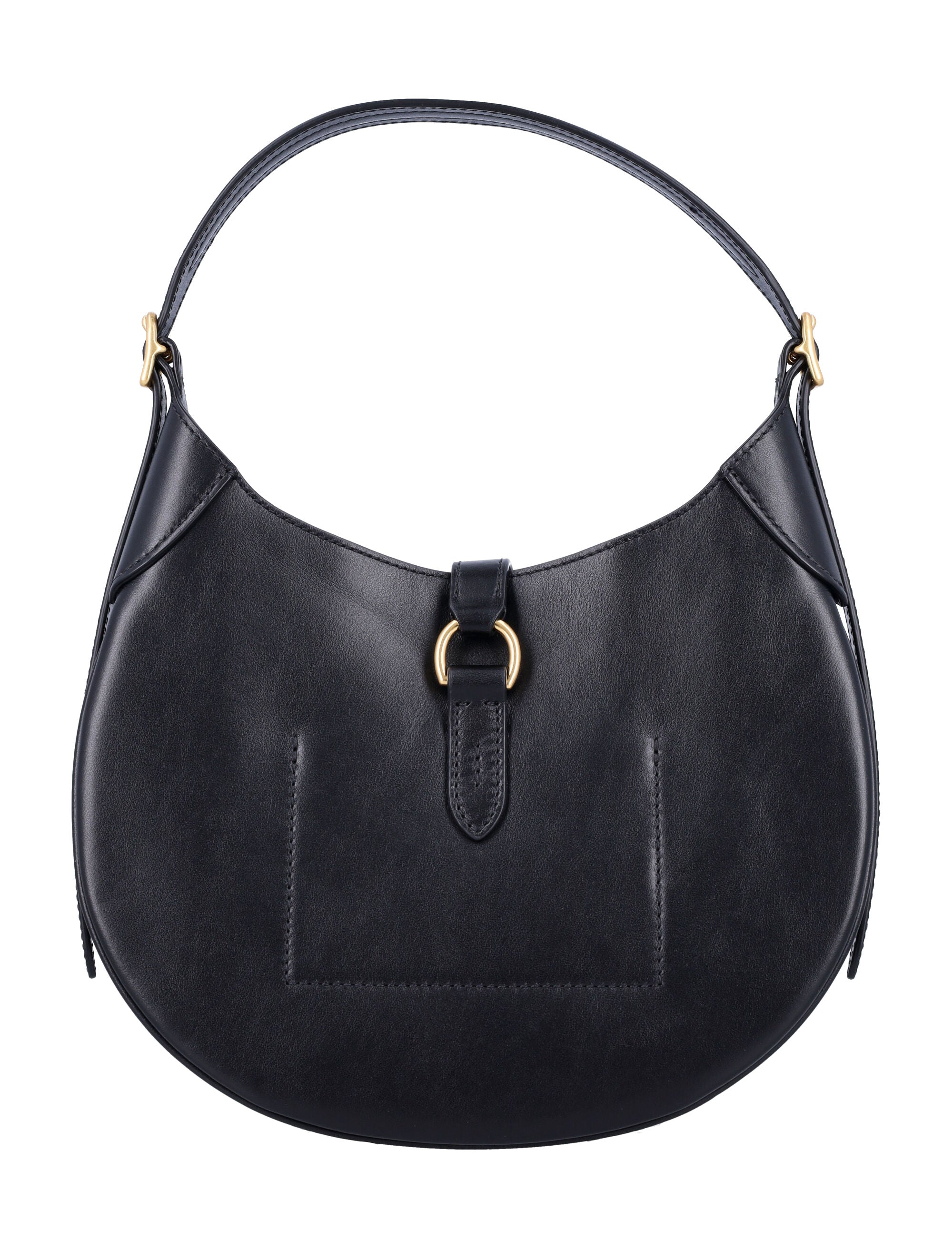 POLO RALPH LAUREN Mini Adjustable Leather Shoulder Handbag