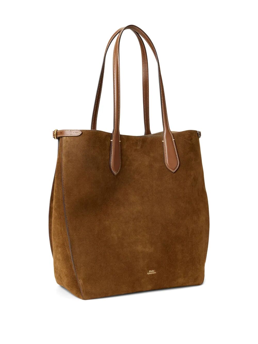 POLO RALPH LAUREN Large Suede Tote Handbag