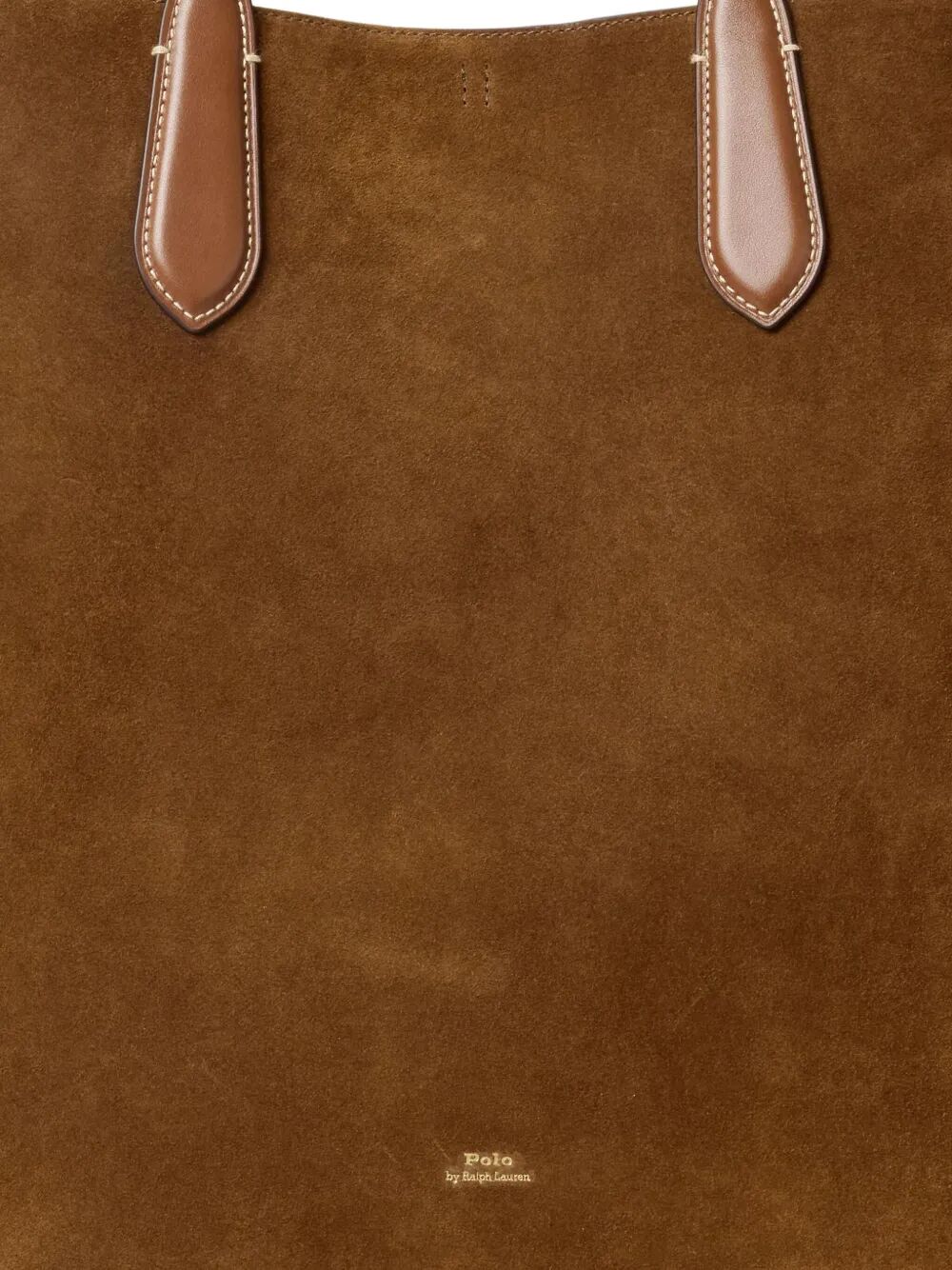 POLO RALPH LAUREN Large Suede Tote Handbag