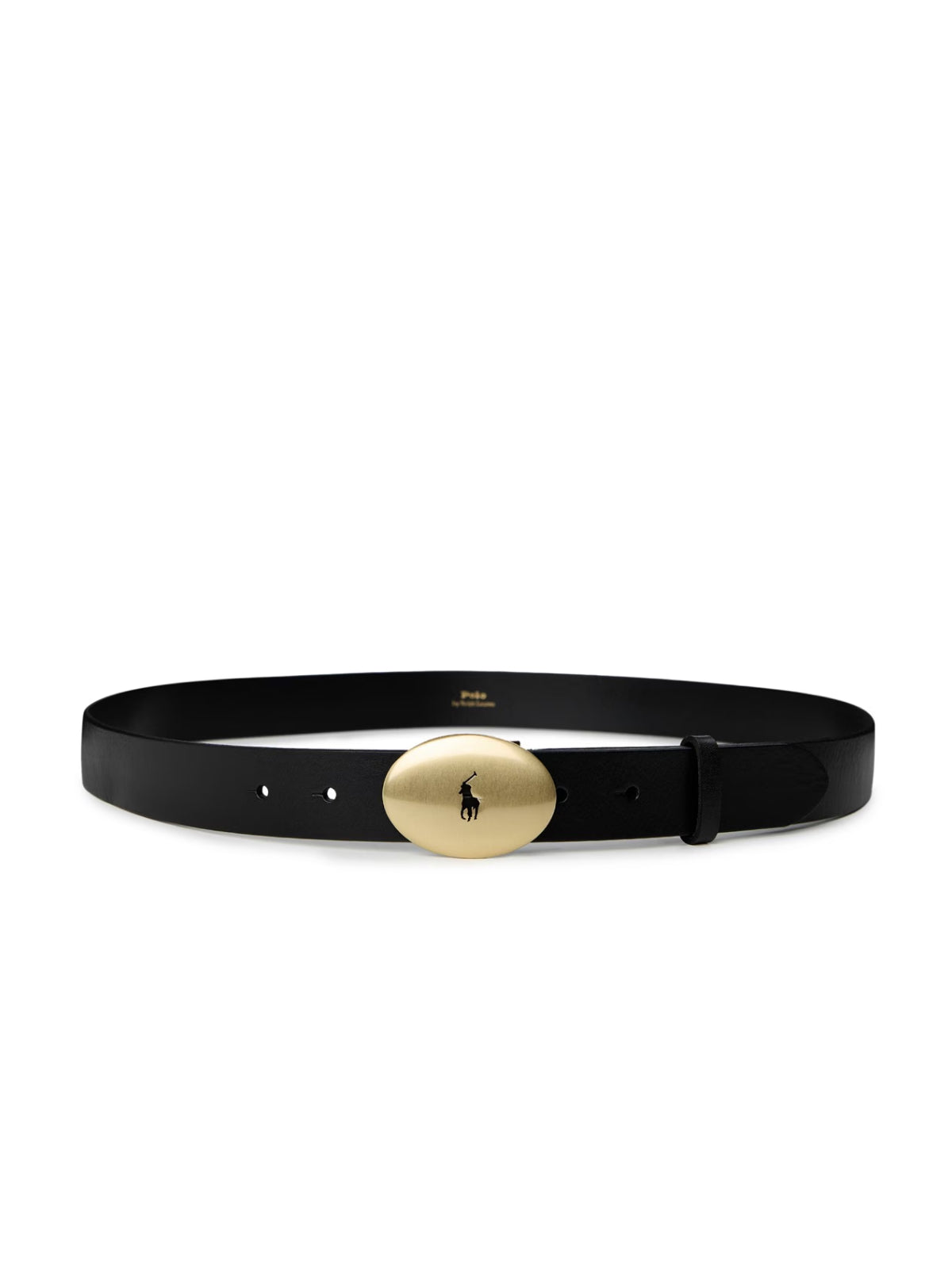 POLO RALPH LAUREN Oval Buckle Leather Belt - 3 cm Width