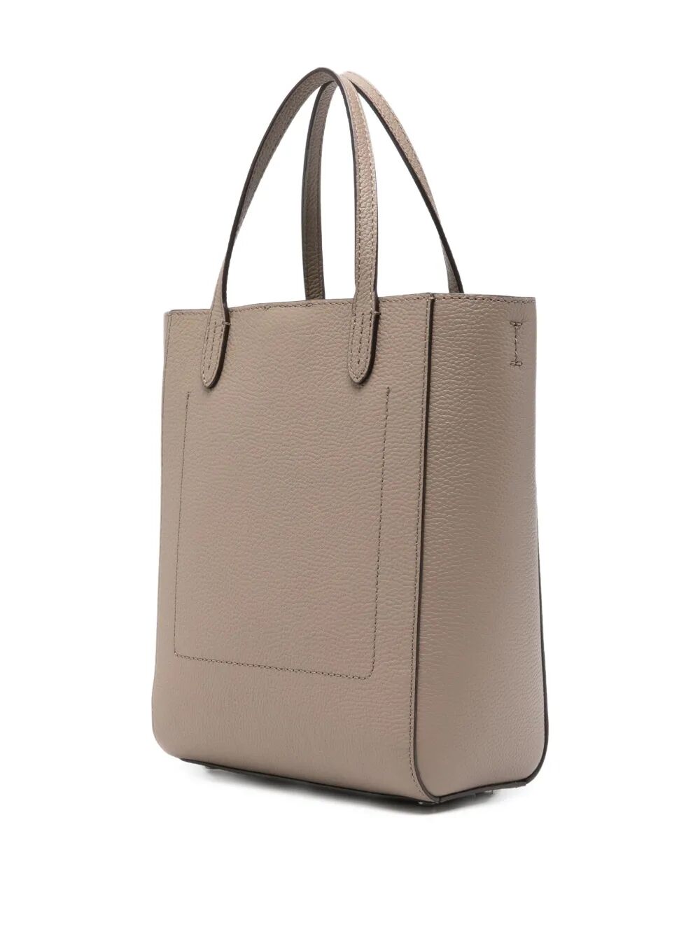 LAUREN RALPH LAUREN Mini Pebbled Leather Tote Handbag