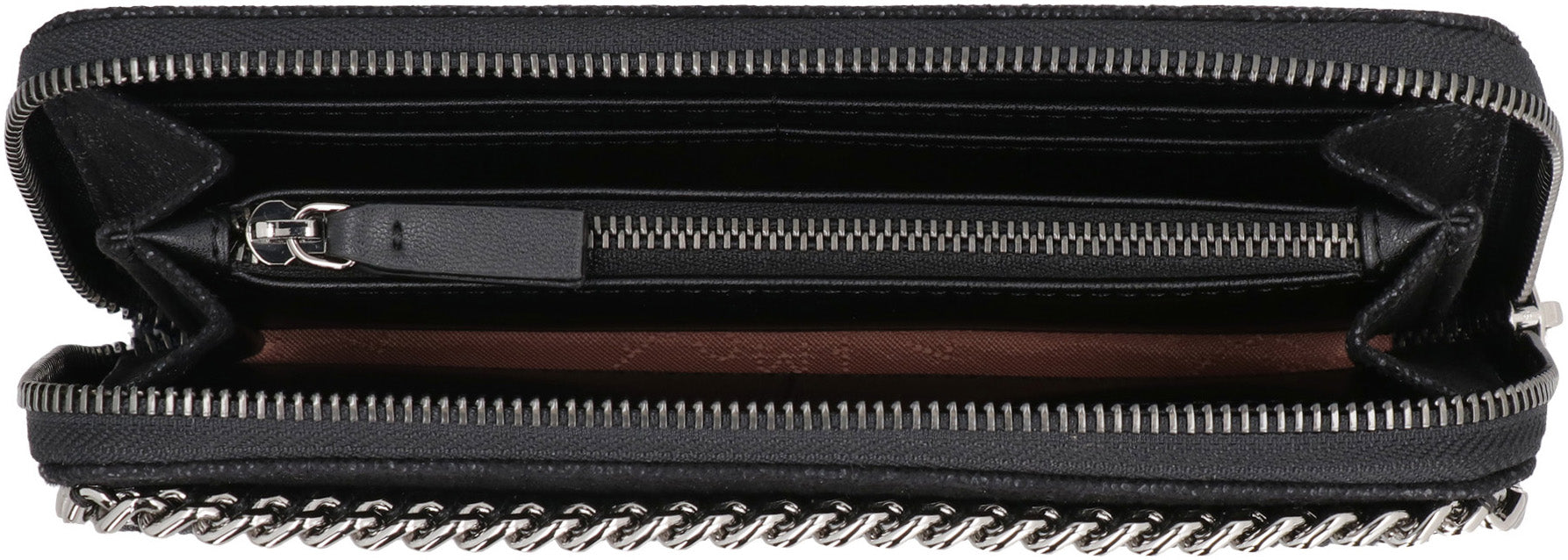 STELLA MCCARTNEY Mini Shaggy Deer Falabella Wallet