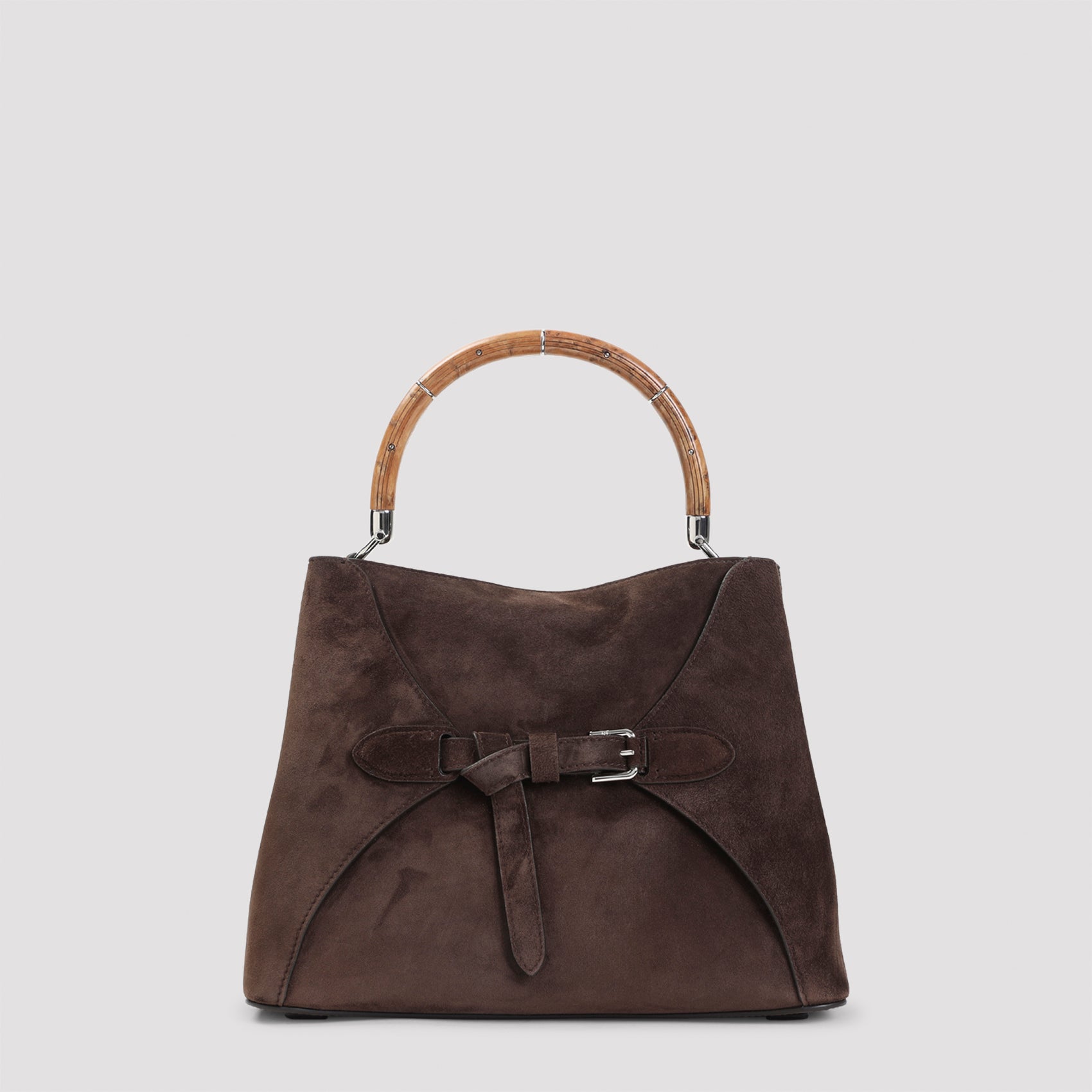 RALPH LAUREN COLLECTION Suede Shoulder Handbag