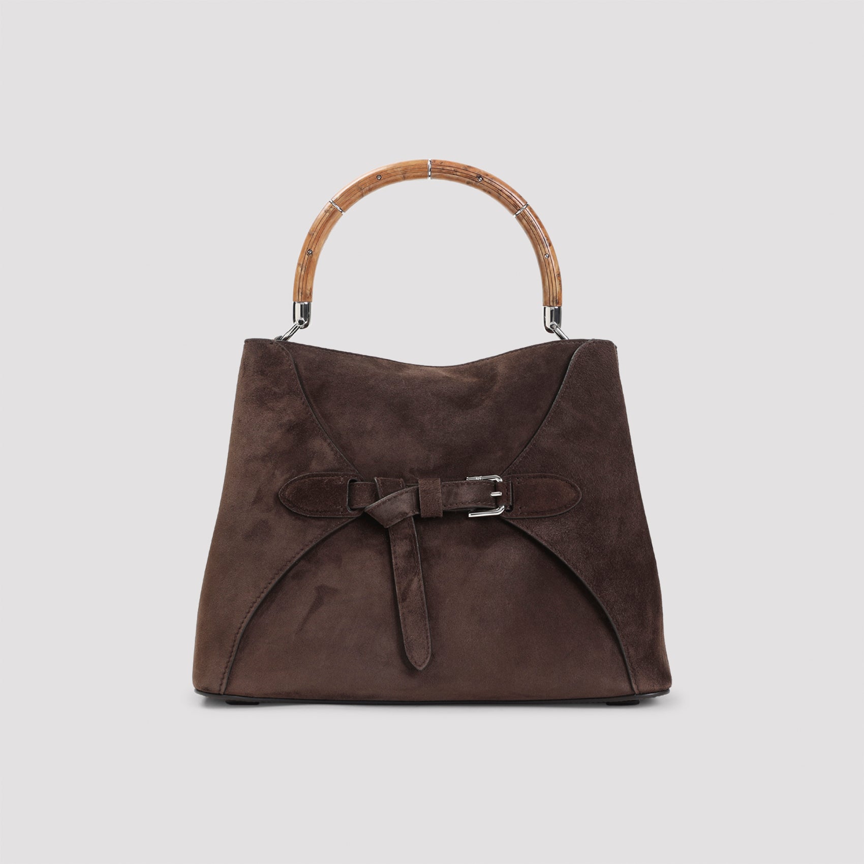 RALPH LAUREN COLLECTION Suede Shoulder Handbag