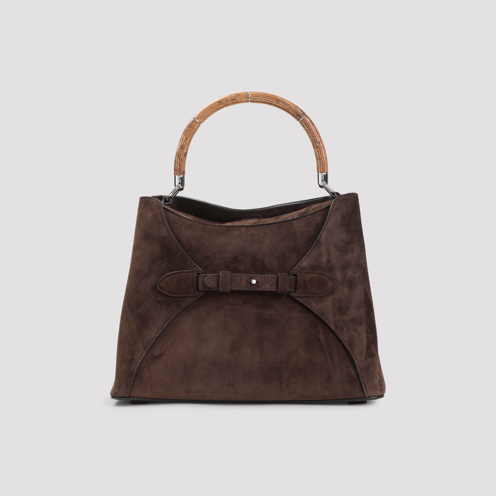 RALPH LAUREN COLLECTION Suede Shoulder Handbag