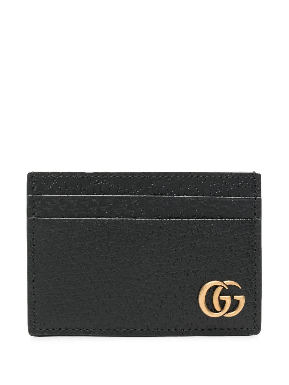 GUCCI Mini Grained Leather Cardholder