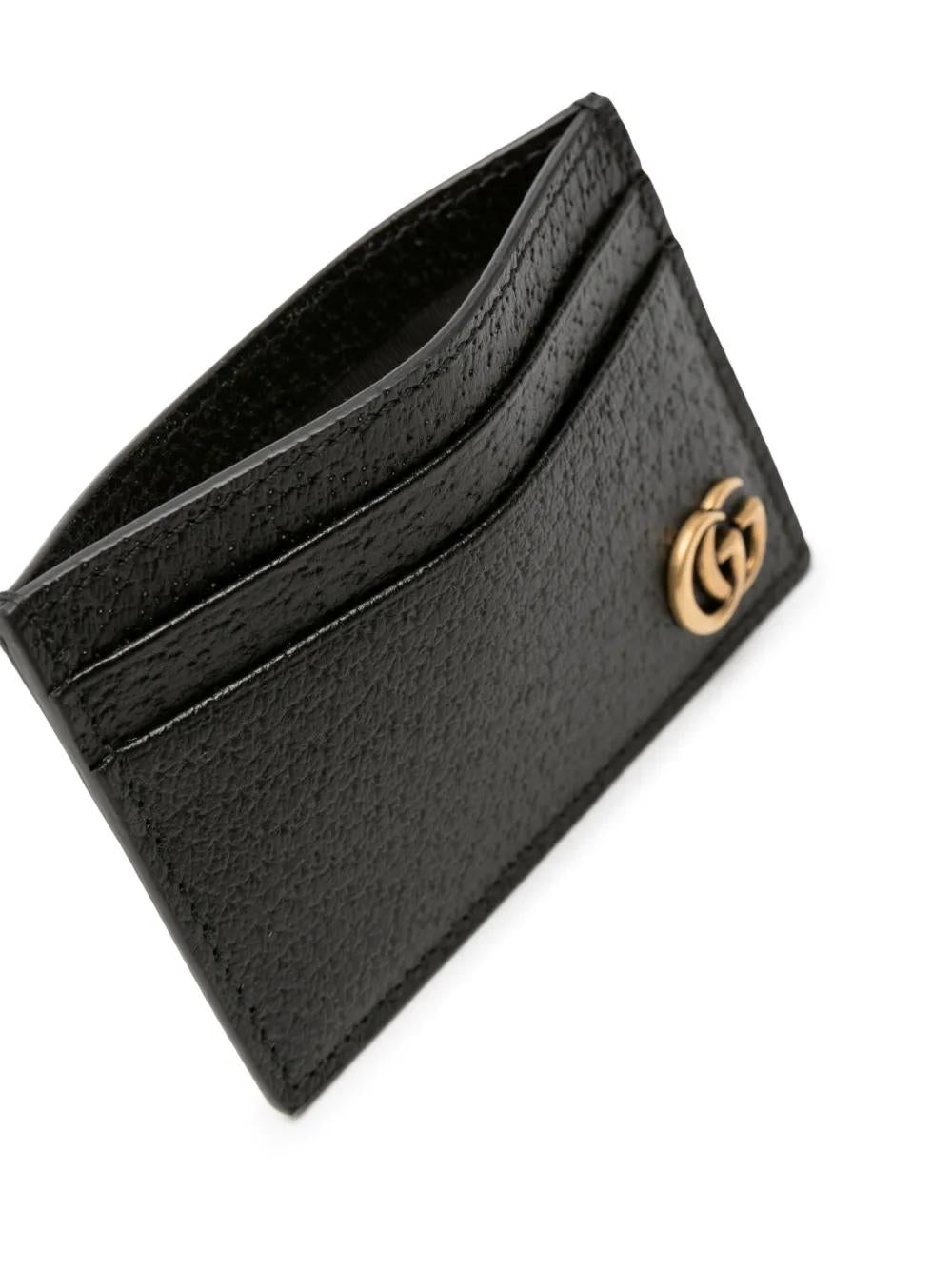 GUCCI Mini Grained Leather Cardholder