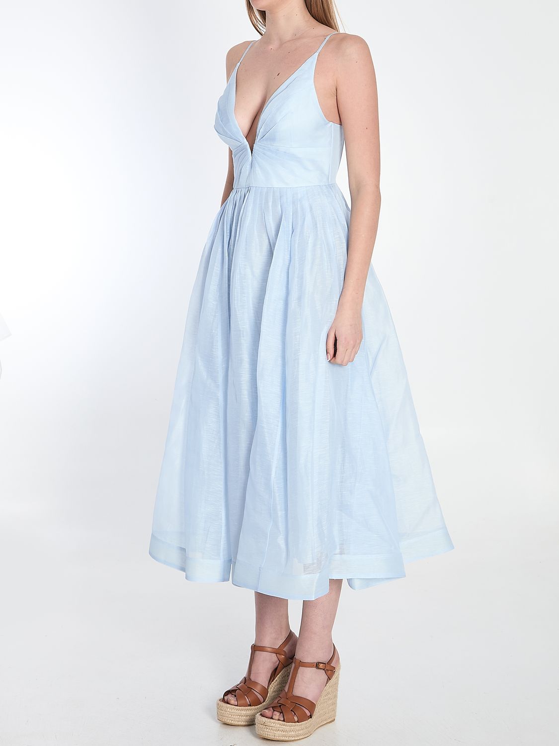 ZIMMERMANN Illuminate Midi Dress - Slim Fit Size 1