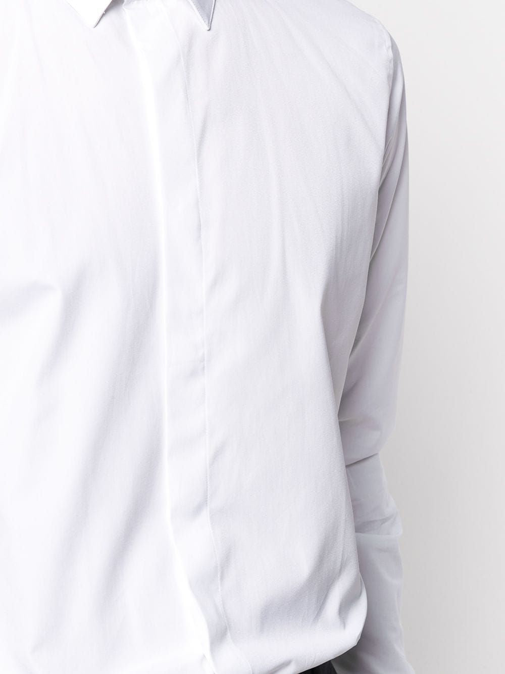 SAINT LAURENT Skinny Fit Cotton Poplin Shirt for Men