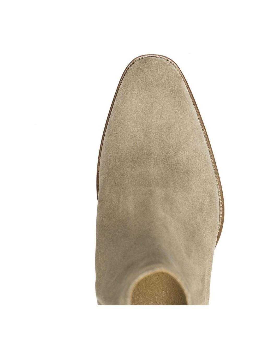 SAINT LAURENT Wyatt 30 Suede Ankle Boot