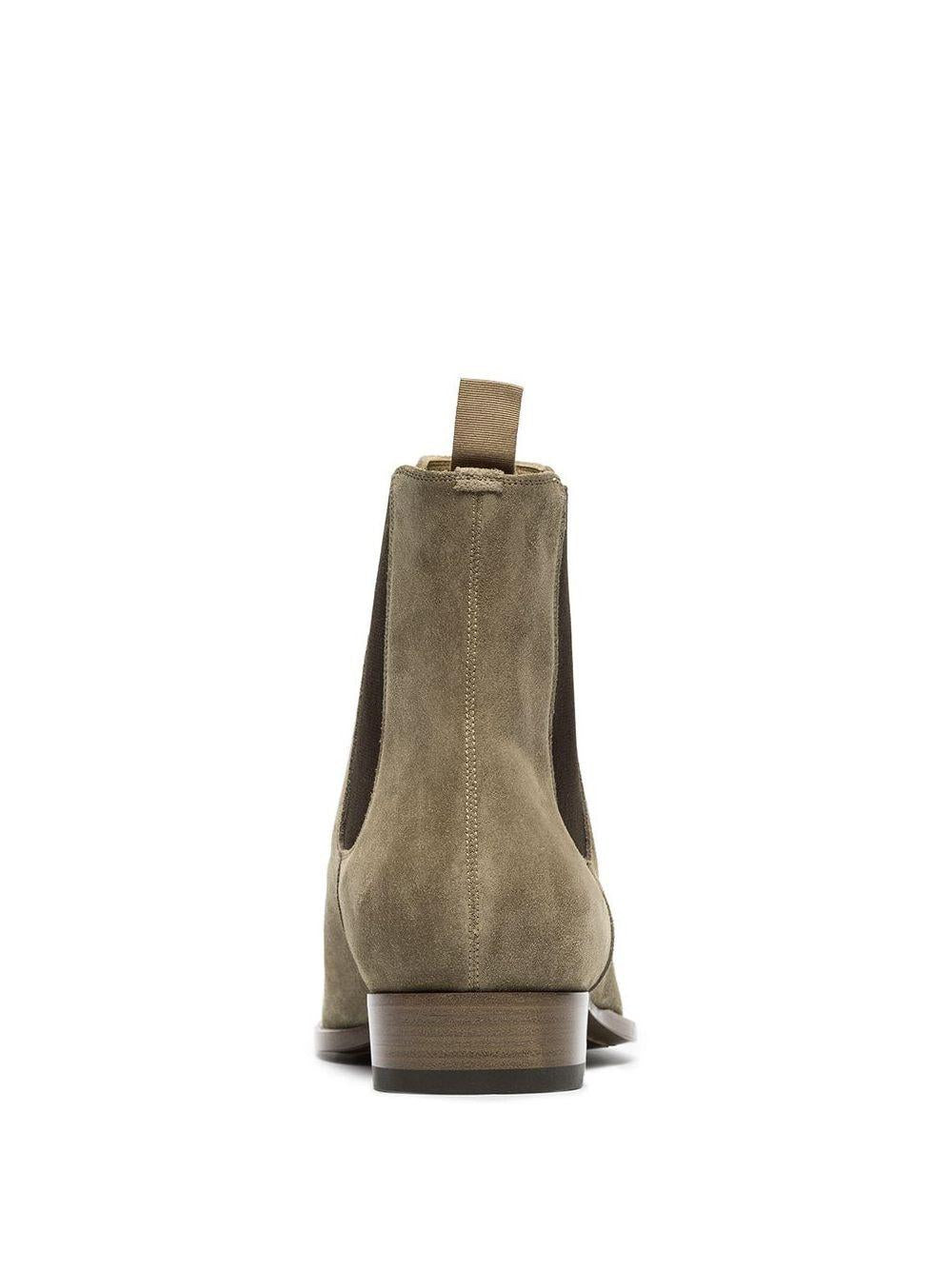 SAINT LAURENT Wyatt 30 Suede Ankle Boot