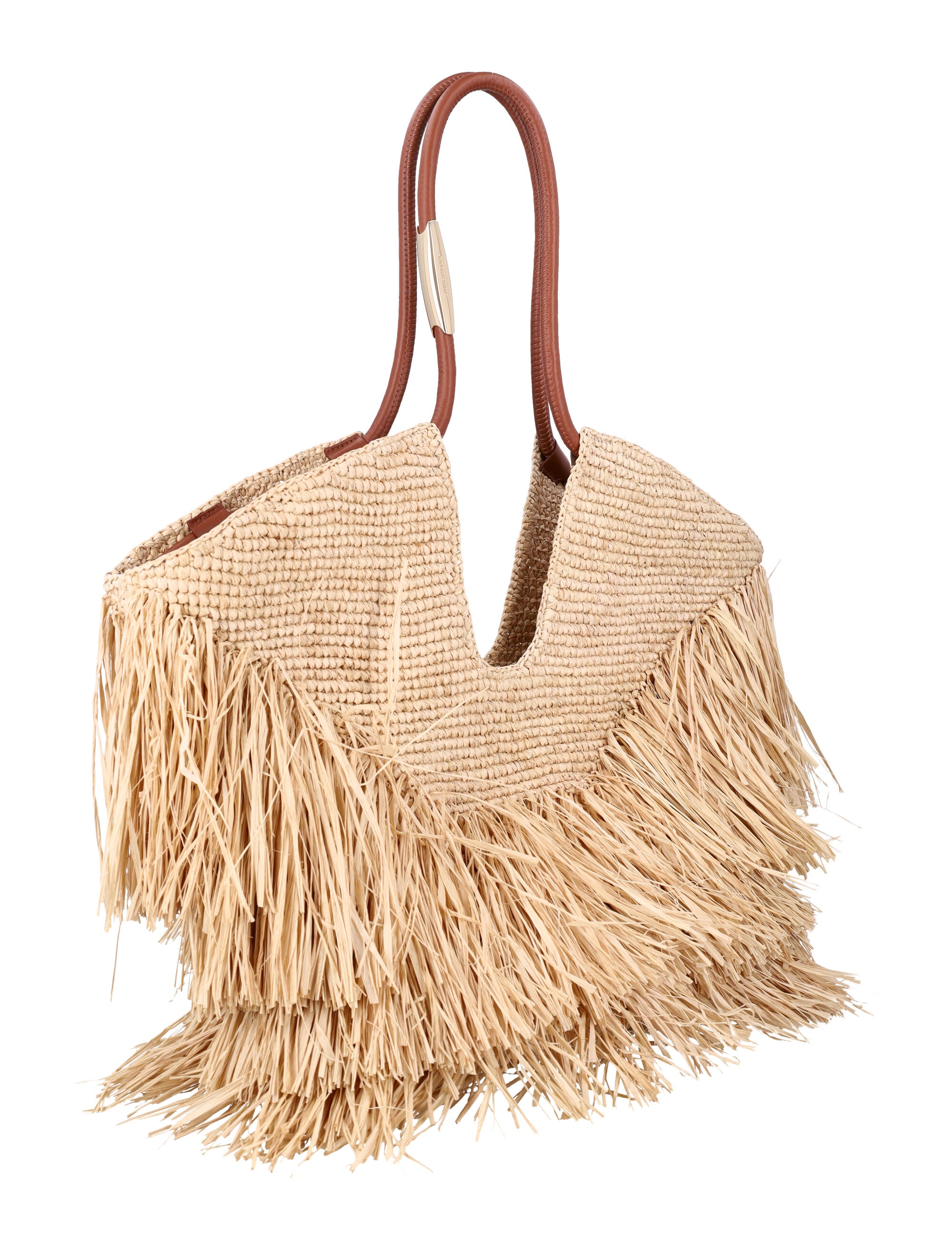 ZIMMERMANN Medium Raffia Tote Handbag