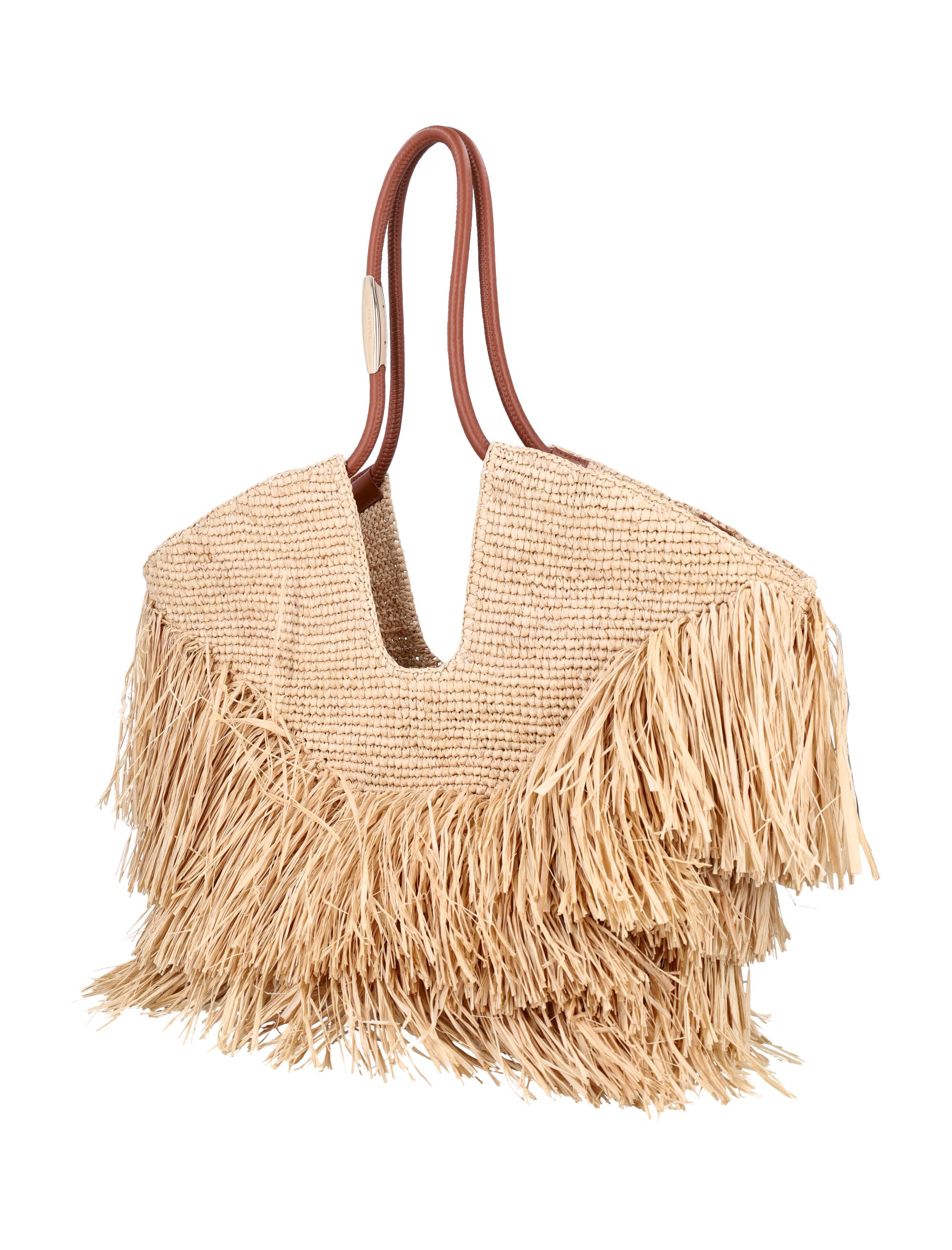 ZIMMERMANN Medium Raffia Tote Handbag