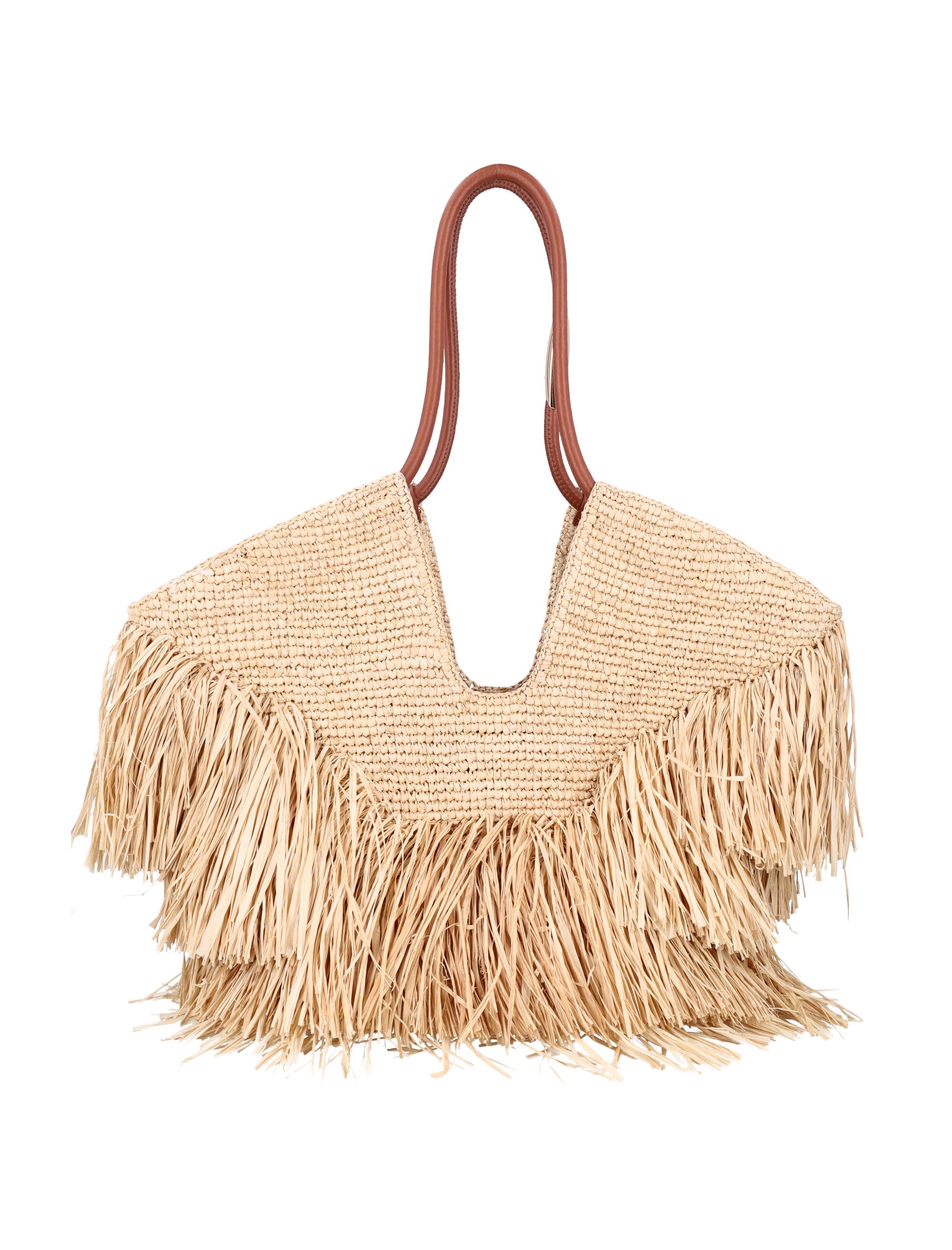 ZIMMERMANN Medium Raffia Tote Handbag