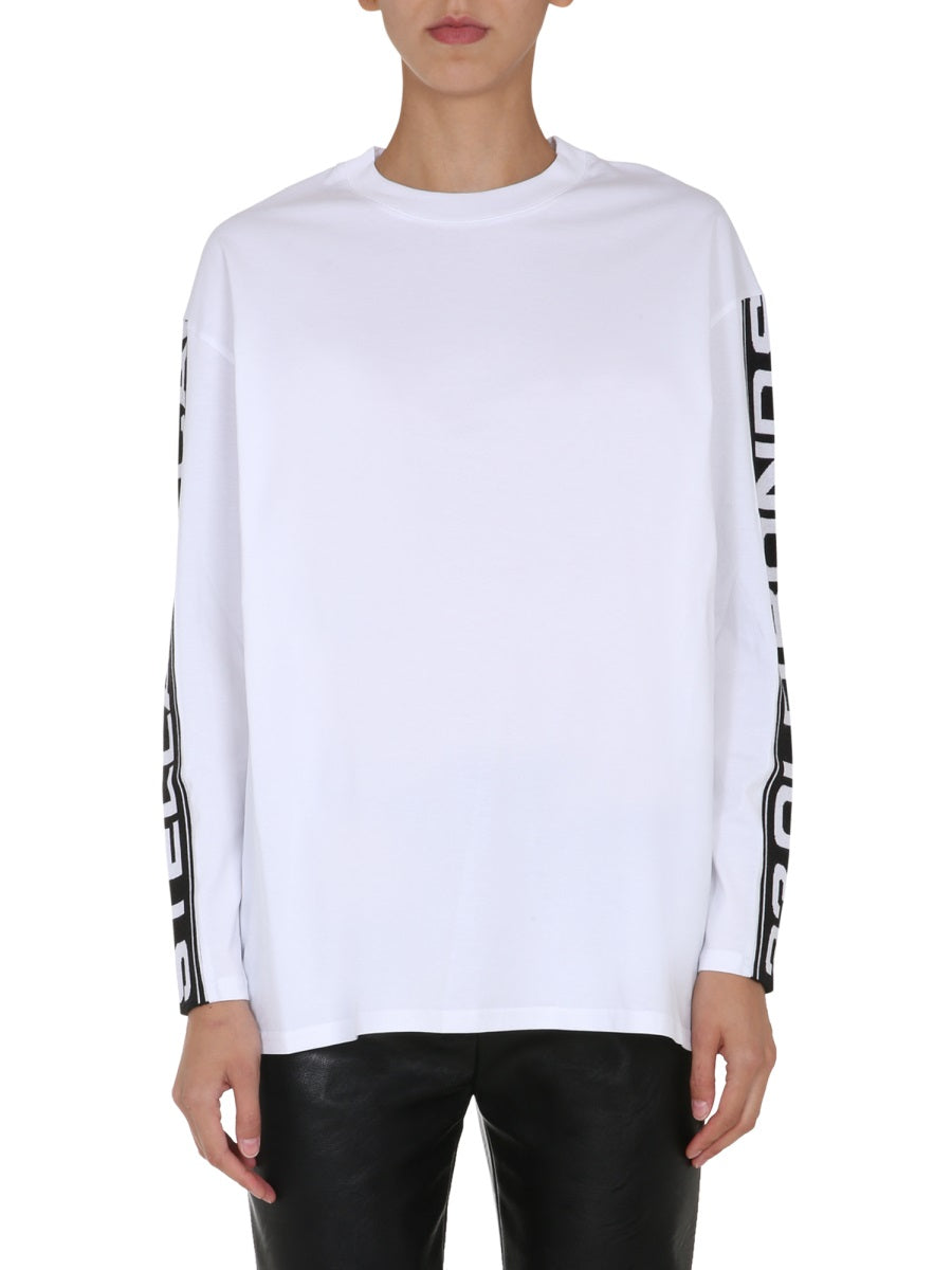 STELLA McCARTNEY Unisex Round Neck Long Sleeve T-Shirt