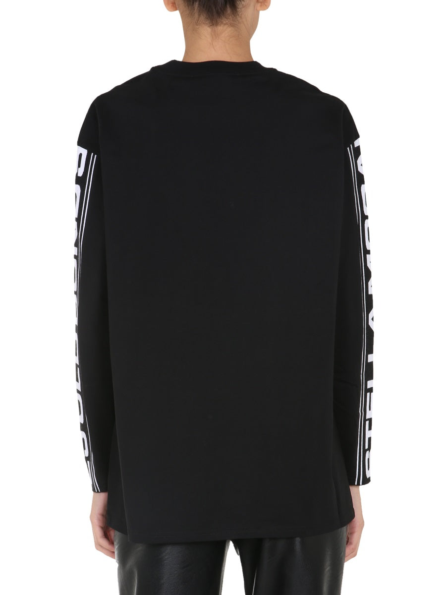 STELLA McCARTNEY Unisex Round Neck Long Sleeve T-Shirt