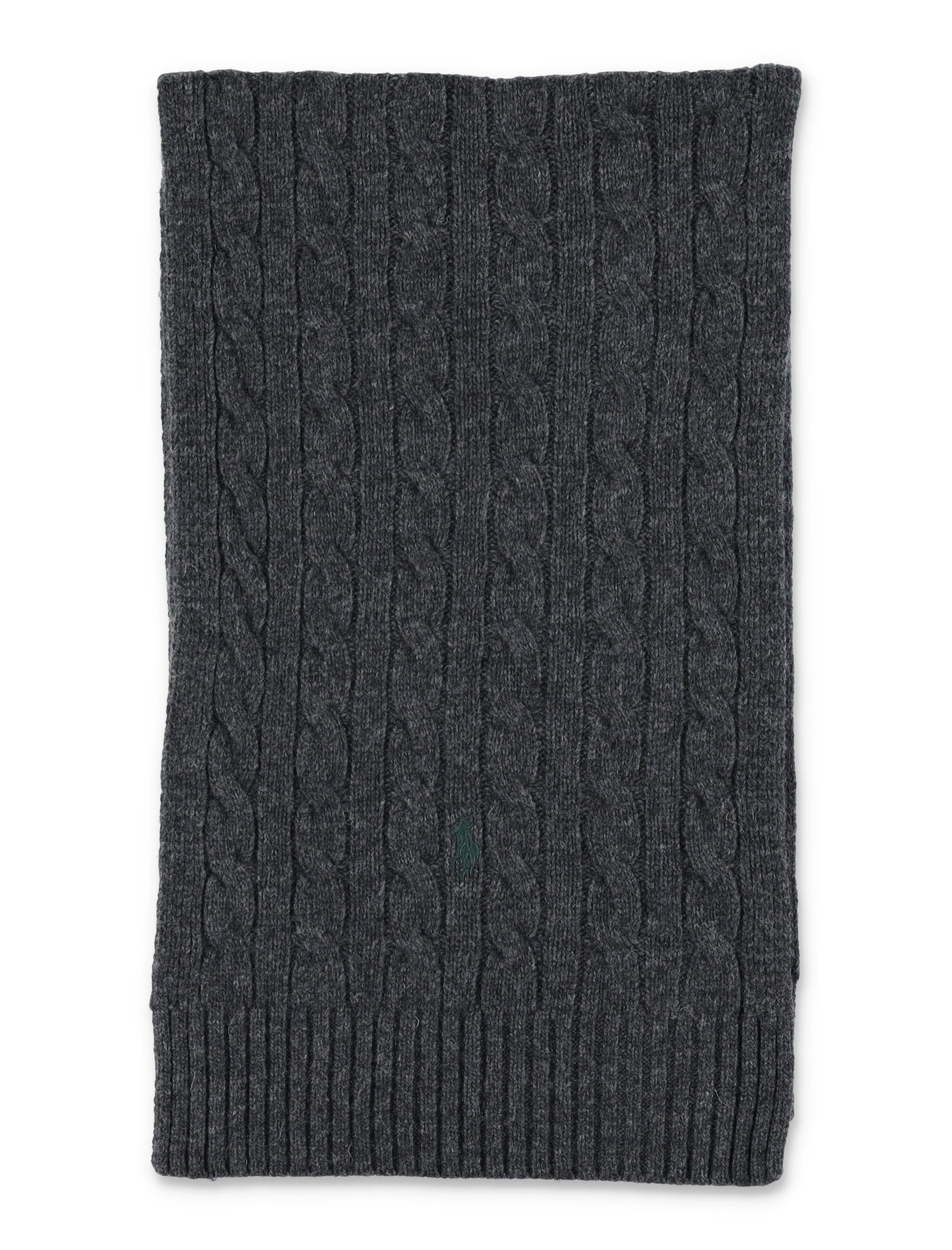POLO RALPH LAUREN Wool-Blend Cable-Knit Scarf 183 cm