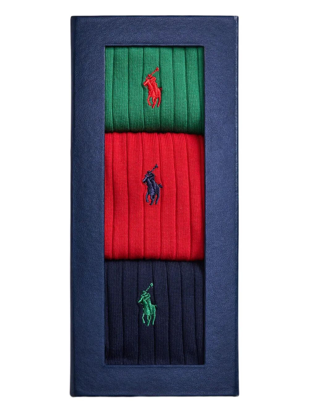 POLO RALPH LAUREN Set of 3 Pairs of Long Ribbed Socks for Men