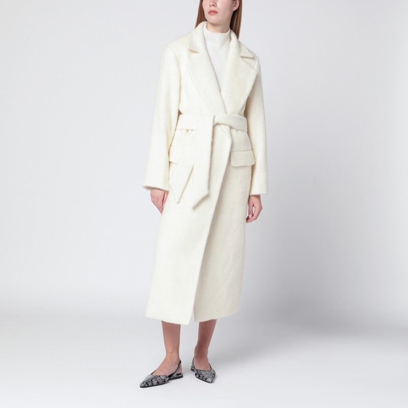 ALMADA LABEL Classic Robe Jacket with Waist Tie