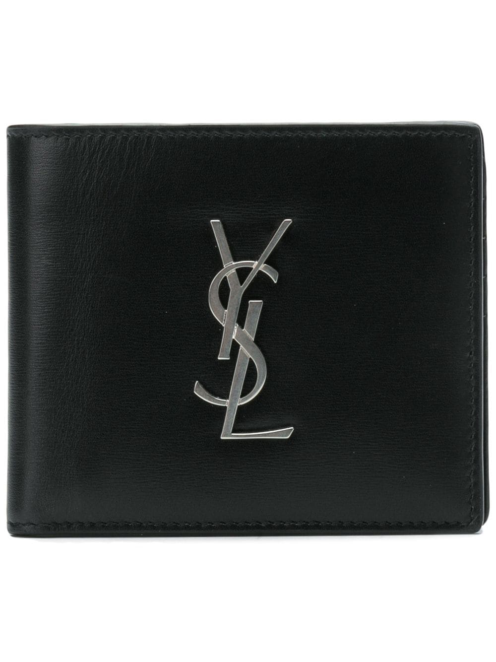 SAINT LAURENT Mini Smooth Leather East/West Wallet
