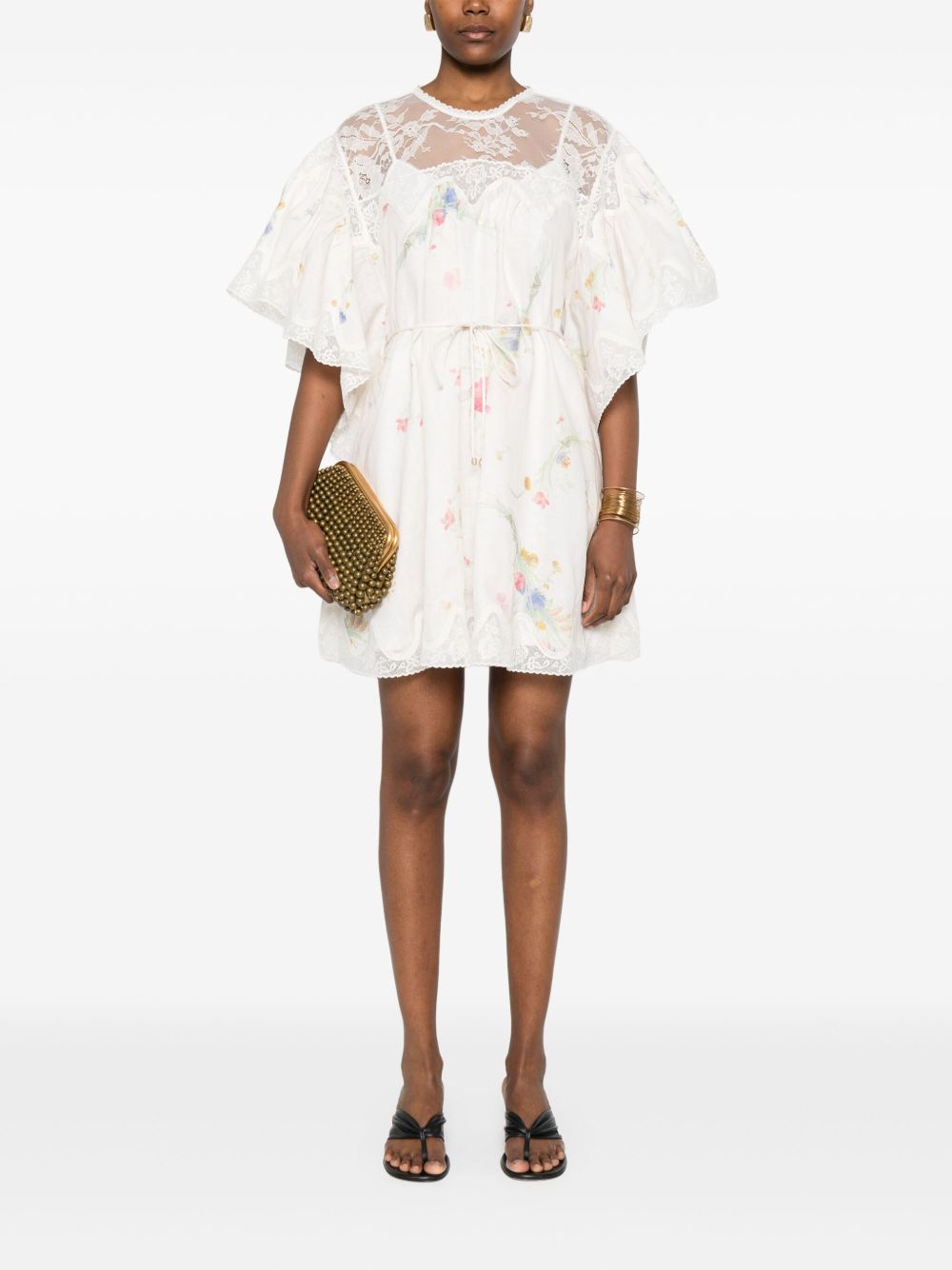 ZIMMERMANN Floral Print Mini Dress for Women