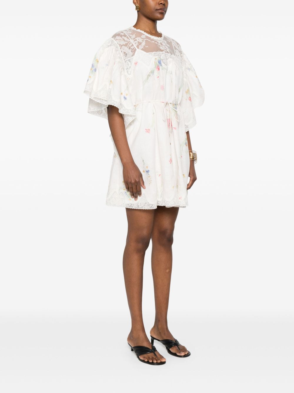 ZIMMERMANN Floral Print Mini Dress for Women