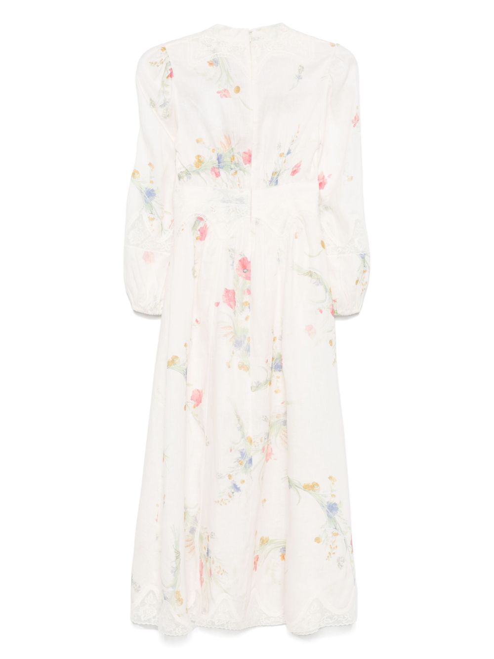 ZIMMERMANN Lucky Linen Midi Dress
