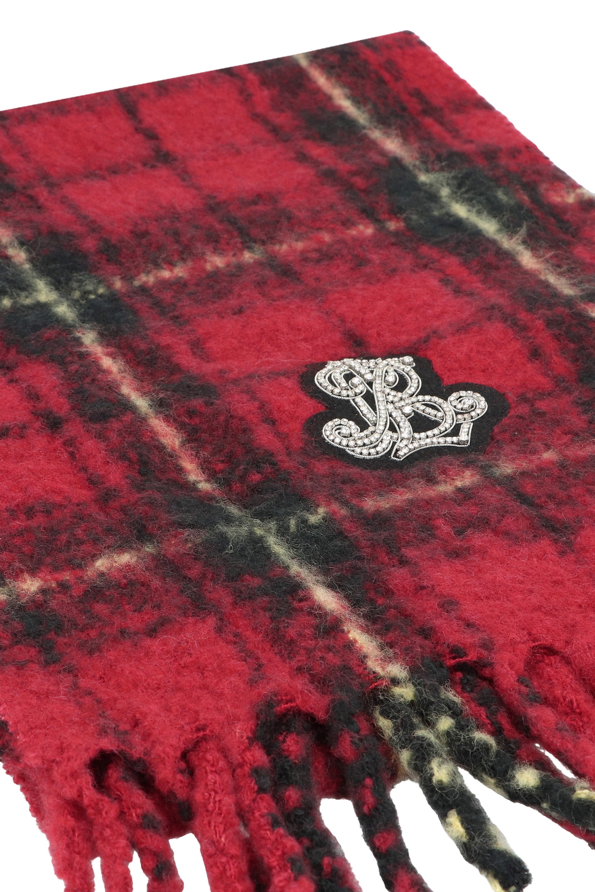 LAUREN RALPH LAUREN Wool Blend Tartan Scarf - 213.5X51 CM