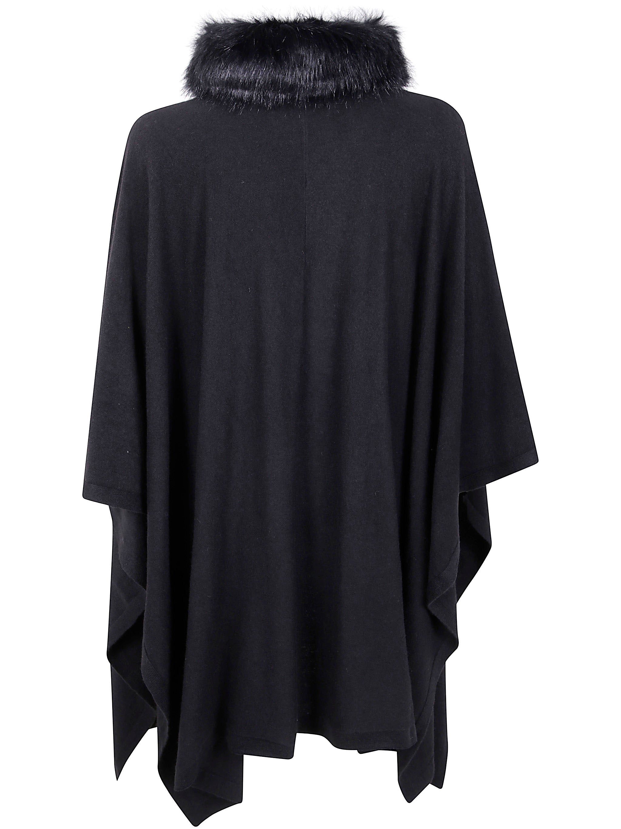 LAUREN RALPH LAUREN Collar Knit Cape